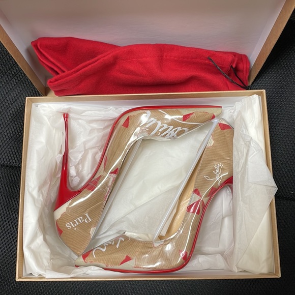 NWT ❤️Christian Louboutin❤️So Kate 120 Kraft Paper Pumps - Picture 3 of 9